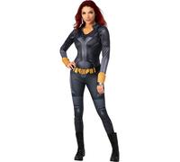 Ladies Womens Black Widow Costume Deluxe Marvel Avengers Superhero Fancy Dress