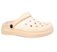 Ladies Womens Clogs Fur Lined Slip ON Cosy Garden House Slippers Mules Sandals
