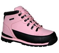 Ladies, Womens, Groundwork Steel Toe-cap Lace-up Safety Work Boots Sizes 3-8 (7 UK, Pink, numeric_7)