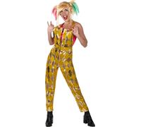 Ladies Womens Harley Quinn Costume Jumpsuit DC Suicide Squad Birds Of Prey