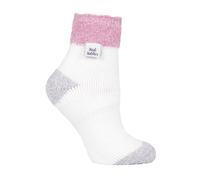 Ladies Womens Heat Holders Feather Top All Day Warmth Thick Chunky Sleep Socks