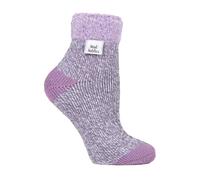 Ladies Womens Heat Holders Feather Top All Day Warmth Thick Chunky Sleep Socks