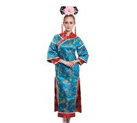 Ladies Womens Japanese Costume Dress Kimono Geisha Oriental Adult Fancy Dress