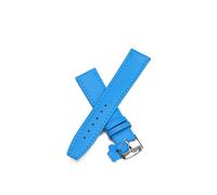Ladies Women's Leather Thin Watch Strap 19 Colours 12mm - 22mm (14mm, Blue)