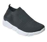 Ladies Women's Lightweight Breathable Go Walking Get Fit Trainers Sport Shoes Athletic Walk Fitness Shoes Sport Gym Deck Shoes Size 3-8 (DK Grey, Numeric_8)