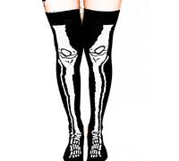 Ladies/Womens Skeleton Legs Over The Knee Socks.Free Post