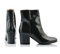 Ladies Yaya Velvet Leather Navy Blue Boots 37