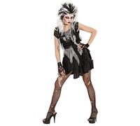 Ladies Zombie Punk Costume Large UK 14-16 for Halloween Fancy Dress