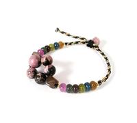LADINOVO Feng Shui Bracelet for Wealth and Luck, Handmade Feng Shui Bracelet for Men Women Brings Prosperity, Energy and Good Luck, One Size, Yellow Chalcedony, Reddish Chalcedony, Chrysanthemum Stone