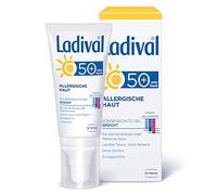 LADIVAL Allergic Skin Sun Protection Gel for Face Perfume Sun Angel for Allergy Sufferers - No Colourants and Preservatives Waterproof - 1 x 50 ml 162387 Sun Protection Factor 50+