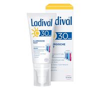 Ladival Allergic Skin Sun Protection Gel for Face SPF 30 - Perfume-Free Sun Gel for Allergy Sufferers - No Colours or Preservatives - Waterproof - 1 x 50 ml