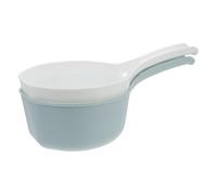 Ladle Laundry Scoop, Plastic Water Ladle with Long Handle for Camping Outdoor Kitchen Blue and Grey(Grijs)