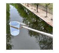 Ladle Water Sampling Sampler Pole/Rod, 500/1000ml Telescopic Water Sampler Dipper Ultra Light Rod with Plastic Beaker Pendulum Beaker Sampler Sludge Judge Sampling(1000ML,1.49-7m(4.9-23ft))