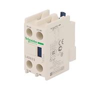 Schneider Electric, Auxiliary contact block, TeSys D, 2NO, front mounting, screw clamp terminals LADN20