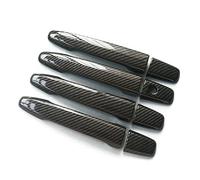 LADPZJNW Car Inner Handle Buckle for Mitsubishi Lancer EX Evolution 8 Pcs/Set Carbon Fiber Car Style Door Handle Cover Decoration Trim