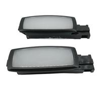 LADPZJNW Car Interior Dome Lamp For SEAT For Alhambra 2011-2016 For Leon 2013-2017 Car Interior Vanity Mirror Light Visor Reading Makeup Lights Roof(2pcs Black)
