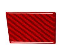 LADPZJNW Center Console Interior Trim Panel Carbon Fiber Co-pilot Storage Box Panel Trim Cover Sticker For Nissan 350Z 2003-2009(Red)