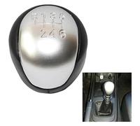 LADPZJNW for SsangYong for Actyon for Korando 6 Speed Manual Chrome Leather Car Gear Stick Shift Knob Gearbox Shifter Handball Handle Shifter Lever