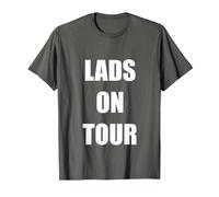 LADS ON Tour T-Shirt, Men, Asphalt Grey, 3X-Large