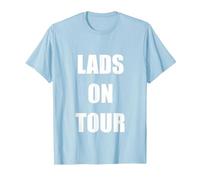 LADS ON Tour T-Shirt, Men, Baby Blue, XX-Large