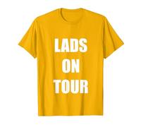 LADS ON Tour T-Shirt, Men, Golden Yellow, Small