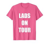 LADS ON Tour T-Shirt, Men, Pink Heather, Medium