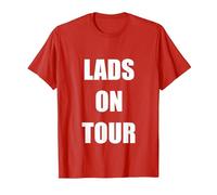 LADS ON Tour T-Shirt, Men, Red, Small