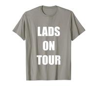 LADS ON Tour T-Shirt, Men, Slate Grey, Small
