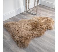 ladson sheepskin rug in light brown