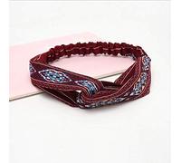 Ladud SJFD-1 Elastic Crusade Chiffon Silk Headband for Women Hair Accessories Sports Washing - - One size