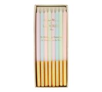 Ladurée pastel and gold candles - Set of 16 Multicoloured one size