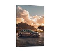 LADV Sport Car Poster for BMW E92 M3 Racing Car Decorative Painting Canvas Wall Artworks Picture 12x18inch(30x45cm)