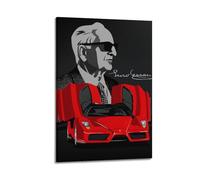 LADV Supercar Poster for Ferrari Enzo Red Italy Sport Car Racing Supercar Poster for Ferrari Enzo Red Ita Decorative Painting Canvas Wall Artworks Picture 08x12inch(20x30cm)