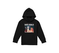 Lady And The Tramp Date Goals Valentine'S Day Youth Kids Pull-Over Hoodie, Black Disney Black 9-11 Years