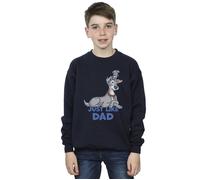 Lady And The Tramp Just Like Dad Sweatshirt Disney Navy 3-4 Years