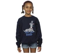 Lady And The Tramp Just Like Dad Sweatshirt Disney Navy 7-8 Years