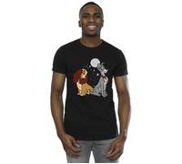 Lady And The Tramp Moon T-Shirt Disney Black 4XL