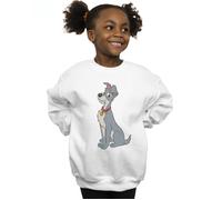 Lady And The Tramp Spaghetti Heart Sweatshirt Disney White 9 Years