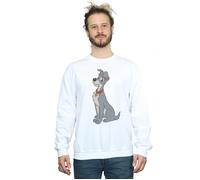 Lady And The Tramp Spaghetti Heart Sweatshirt Disney White XXXL