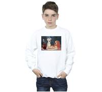 Lady And The Tramp Spaghetti Photo Sweatshirt Disney White 7-8 Years
