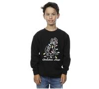 Lady And The Trump Christmas Hugs Sweatshirt Disney Black 7-8 Years