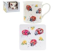 Lady Bird Mug Fine China 8.5 CM Microwave & Dishwasher Safe Ceramic
