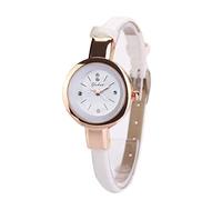 Lady Bracelet White Women Analog Round Wristwatch Watch Quartz Fashion Women's Watch Ca0621-05l (White, One Size)