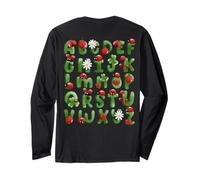 Lady Bug Alphabet ABCs Learning Letter Lady Bird ART ON BACK Long Sleeve T-Shirt