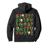 Lady Bug Alphabet ABCs Learning Letter Lady Bird ART ON BACK Pullover Hoodie