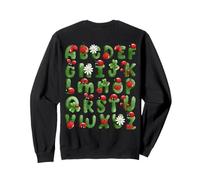 Lady Bug Alphabet ABCs Learning Letter Lady Bird ART ON BACK Sweatshirt