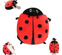 Lady Bug Pillow Wearable Ladybug Pillow Cute Warm Sleeping Wearable Plush Removable Oversized Giant Ladybug Cushion for Children and Adults