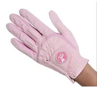 Lady Classic Women's Soft Flex Golf Gloves with Magnetic Ball Marker Left Hand - Form-Fitting, Comfortable Grip, Removable Ball Marker, Leather Patch Left Handed Ladies Golf Glove, Pink, Small