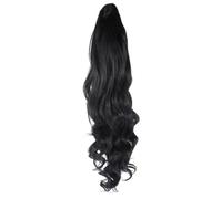 Lady Curly Wig Black High Temperature Fiber Long Water Wave | Long Reddish Brown Wig, Women Cosplay Halloween Wear, Soft Lightweight Skin Friendly Comfortable Style