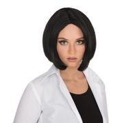 Lady Fancy Club Party Centre Parting Top Short Cut Fake Artificial Wig Black